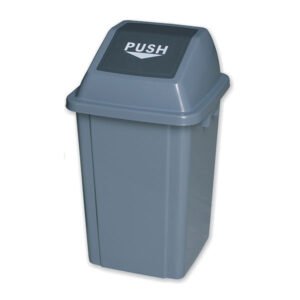 grey swing lid bin