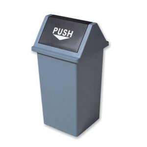 grey swing lid bin