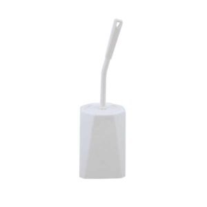 Enclosed toilet brush and handle