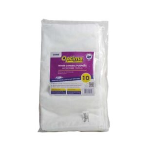 White shine microfibre cloth